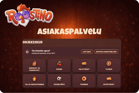 Roostino tukikeskustelu